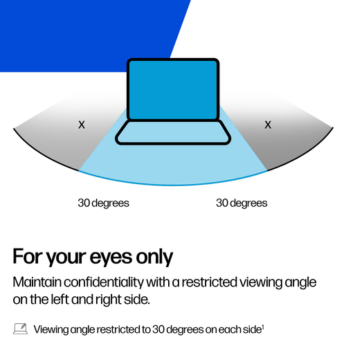 HP 14-inch Widescreen Laptop Privacy Filter. Weight: 22.8 g