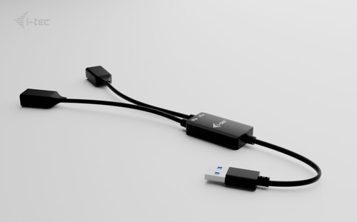 i-tec USB-A Cable HUB 2 port (2x USB-A). Kabellänge: 0,1 m. Anschluss 1: USB A, Anschluss 2: 2 x USB A, USB Version: USB 3