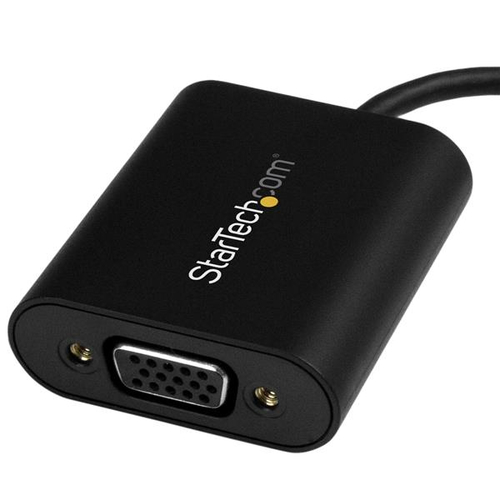 StarTech.com USB-C to HDMI Adapter - With Stay Awake - Presentation Mode - USB C Adapter - USB-C to VGA Projector Adapter 