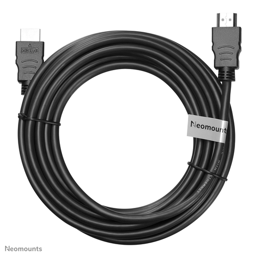 Neomounts HDMI15MM HDMI cable - 5 metres. Cable length: 5 m, Connector 1: HDMI Type A (Standard), Connector 1 gender: Male