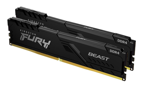 Kingston Technology FURY Beast . Komponente für: PC, Speicherkapazität: 16 GB, Memory layout (modules x size): 2 x 8 GB, I