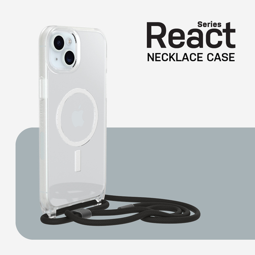 OtterBox React Estojo de transporte Apple Smartphone - Claro - Resistente a quedas, Resistente a choques, Resistente à abr