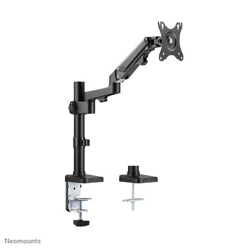 Neomounts DS70-750BL1 Monitor arm 17-27" - gas spring. Mounting: Clamp/Grommet, Maximum weight capacity: 7 kg, Minimum scr