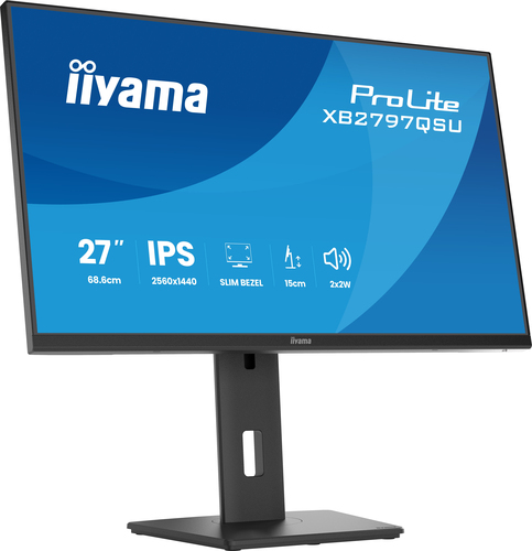 iiyama ProLite XB2797QSU-B1. Display diagonal: 68.6 cm (27"), Display resolution: 2560 x 1440 pixels, HD type: Quad HD, Di