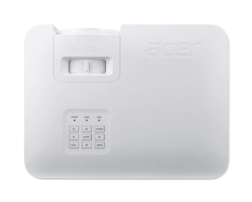 Acer Vero XL2521 3D DLP Projector - 16:9 - Ceiling Mountable - White - High Dynamic Range (HDR) - 1920 x 1080 - Front, Rea