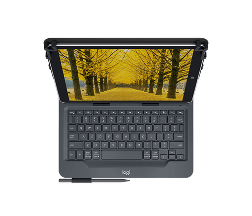 Cover tastiera Logitech Universal Folio (Folio) per 25,7 cm (10,1") Tablet - Esterno resistente all'acqua, Spill Resistant
