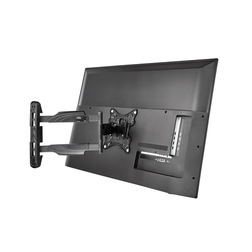 StarTech.com Full Motion TV Wall Mount for 32-55 inch VESA Display - Heavy Duty Articulating Adjustable Flat Screen TV Wal
