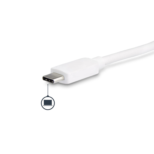 StarTech.com USB Type C Docking Station for Notebook - 60 W - White - 1 Displays Supported - 1920 x 1200 - 2 x USB Ports -
