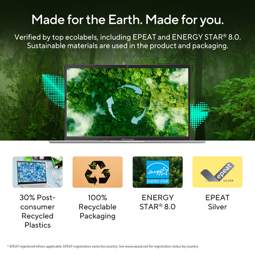 ASUS Vivobook 15 M1502YA-NJ590W. Product type: Laptop, Form factor: Clamshell. Processor family: AMD Ryzen™ 7, Processor m