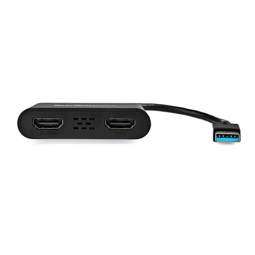 StarTech.com USB auf Dual HDMI Adapter - 4K - 3840 x 2160 Supported - Schwarz