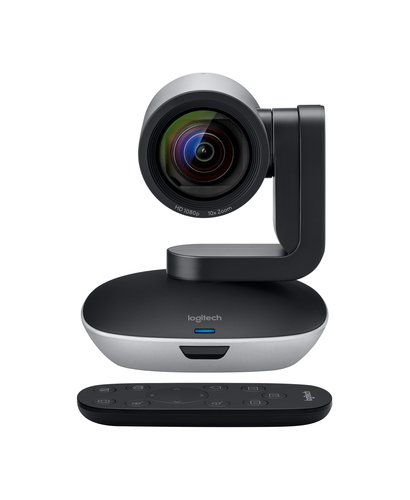 Logitech Video Conferencing Camera - 30 fps - Black, Silver - USB - 1920 x 1080 Video - Auto-focus