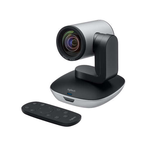 Logitech Video Conferencing Camera - 30 fps - Black, Silver - USB - 1920 x 1080 Video - Auto-focus