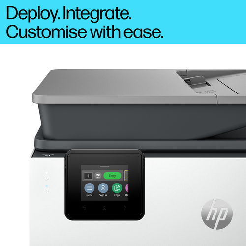HP Officejet Pro 9120b Wired & Wireless - Tintenstrahl-Multifunktionsdrucker - Farbe - Kopierer/Fax/Drucker/Scanner - 32 S