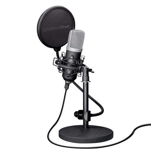 MikrofonTrust Emita GXT 252 - Kabelgebunden - Kondensator - Kardioide - 1,80 m - USB - Desktop, Handheld - 18 Hz bis 21 kHz
