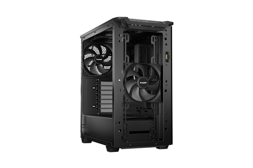be quiet! Pure Base 501 Pure Base 501 DX Black Computergehäuse - ATX, Micro ATX, Mini ITX Motherboard Supported - Mid-Towe