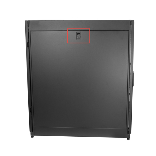 StarTech.com Armadio Rack 19" 25U su Ruote a 4 Montanti; Profondità Regolabile; Porta e Pannelli Laterali con Serratura; R