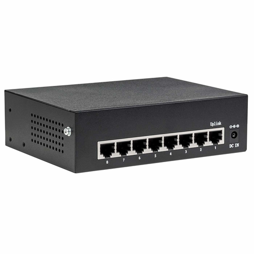 Manhattan 561204 8 Ports Ethernet Switch - Gigabit Ethernet - 10/100/1000Base-T - 2 Layer Supported - Twisted Pair - Desktop