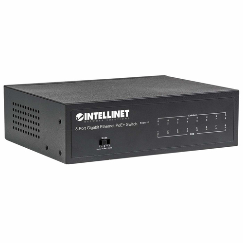 Manhattan 561204 8 Ports Ethernet Switch - Gigabit Ethernet - 10/100/1000Base-T - 2 Layer Supported - Twisted Pair - Desktop