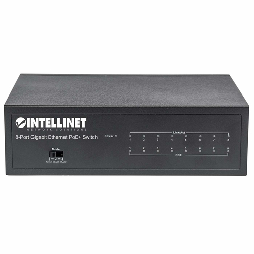 Manhattan 561204 8 Ports Ethernet Switch - Gigabit Ethernet - 10/100/1000Base-T - 2 Layer Supported - Twisted Pair - Desktop