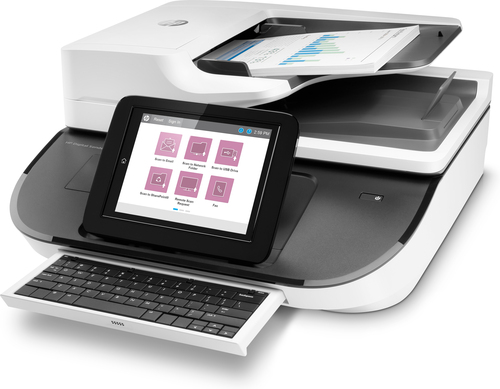 HP Flow 8500 fn2. Optical scanning resolution: 600 x 600 DPI. Scanner type: Flatbed & ADF scanner. Scan file formats: CSV,