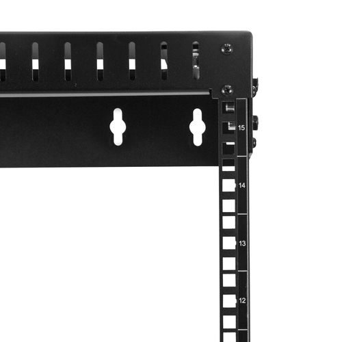 StarTech.com 15U 19" Wall Mount Network Rack - Adjustable Depth 12-20" Open Frame for Server Room /AV/Data/Computer Equipm