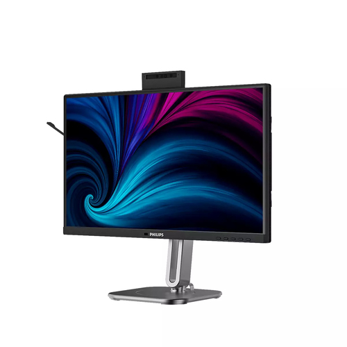 Monitor LED Philips 24B2U4301H 609,6 mm (24,0") Classe Webcam Full HD - 16:9 - Carbone - 60,5 cm (23,8") Viewable - Tecnol