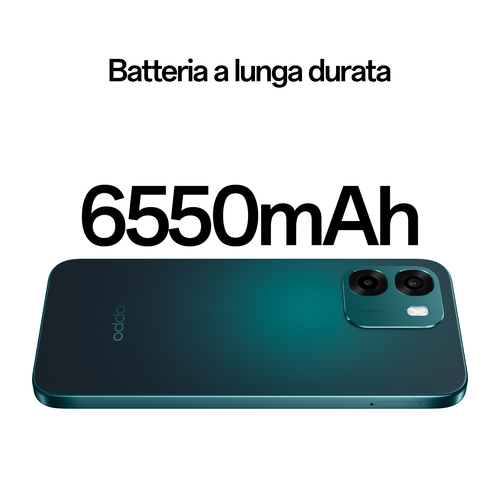 OPPO A6 5G AI Smartphone, doppia fotocamera 50MP+2, Selfie 8MP, Display 6.75” 120HZ IPS HD+, 6550mAh, RAM 6GB(Esp2GB/4GB/6