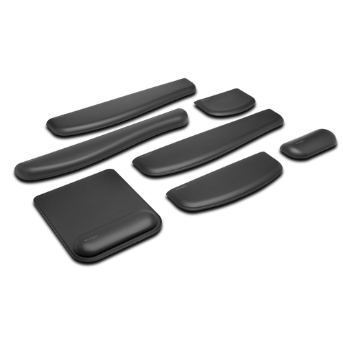 Kensington ErgoSoft Wrist Rest - 10 mm x 101 mm - Elastomer, Thermoplastic Polyurethane (TPU) - Retail - 1 Pack