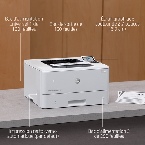 HP LaserJet Enterprise M406dn - Desktop Kabel Laserdrucker - Monochrom - 40 ppm Monodruck - 1200 x 1200 dpi Druckauflösung
