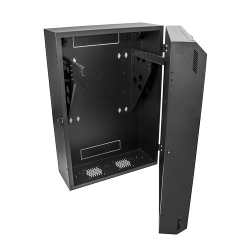 StarTech.com 8U 19" Vertical Wall Mount Server Rack Cabinet Enclosure - Low Profile (15") - 30" Deep Locking w/2U for Netw
