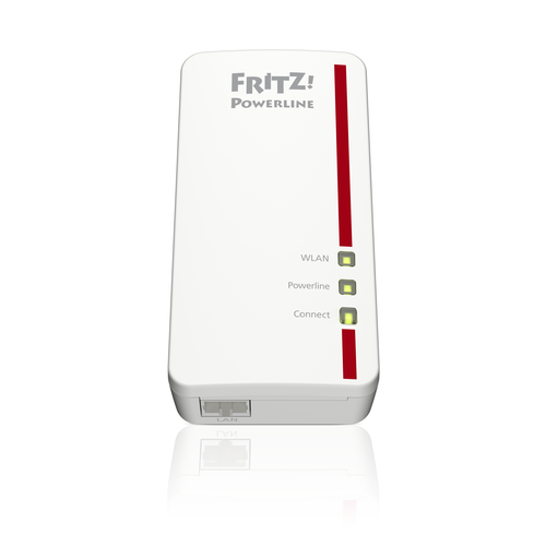 FRITZ!Powerline Powerline 1260E WLAN Set. Rango máximo de transferencia de datos: 1200 Mbit/s, Estándares de red: IEEE 190