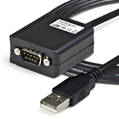 StarTech.com 1.8 m Professional RS422/485 USB Serial Cable Adapter w/ COM Retention - 1 x 9-pin DB-9 RS-422 Serial - Male 