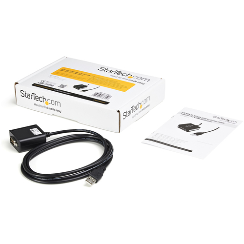StarTech.com 1.8 m Professional RS422/485 USB Serial Cable Adapter w/ COM Retention - 1 x 9-pin DB-9 RS-422 Serial - Male 