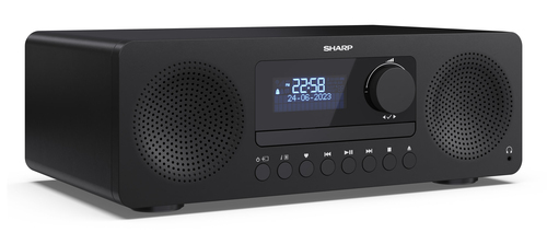Sharp XL-B720D(BK). Typ: Heim-Audio-Mikrosystem, Produktfarbe: Schwarz, Anzahl an optischen Scheiben: 1 Disks. RMS eingest