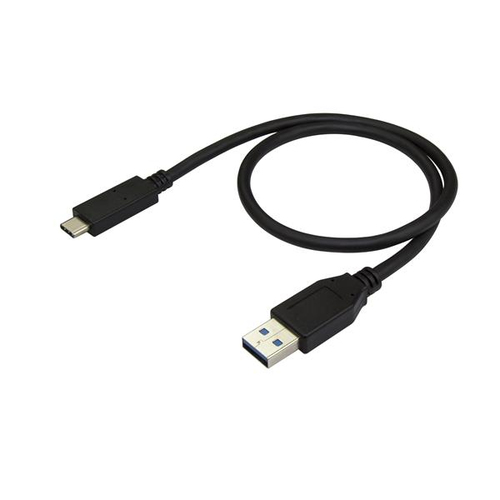 StarTech.com 0.5 m USB to USB C Cable - M/M - USB 3.1 (10Gbps) - USB A to USB C Cable - USB 3.1 Type C Cable - Cable for E