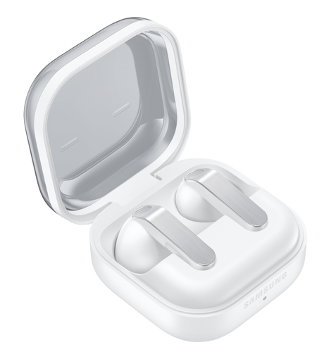 Samsung Galaxy Buds4 SM-R540 True Wireless Earbud Stereo Earset - White - Bixby, Gemini - Binaural - In-ear - Bluetooth