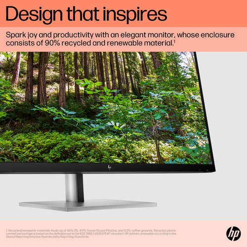 HP E32k G5 4K USB-C Monitor. Display diagonal: 80 cm (31.5"), Display resolution: 3840 x 2160 pixels, HD type: 4K Ultra HD
