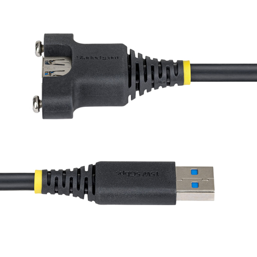 StarTech.com 2m USB-A Panelmontage Kabel, USB-A Stecker auf Buchse, USB 5Gbps Erweiterungskabel, Panelmontage Adapter - Sc