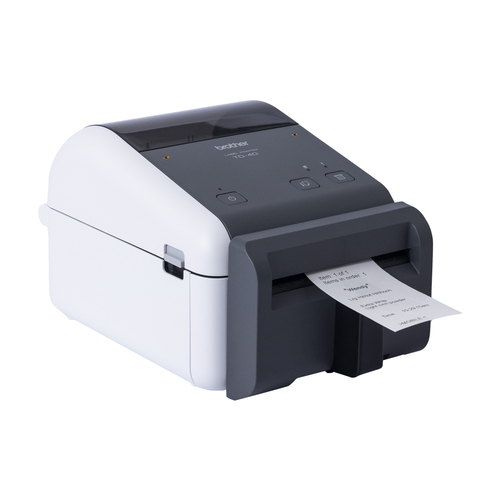 Brother TD-4420DNFC Desktop Direct Thermal Printer - Monochrome - Label Print - Fast Ethernet - USB - USB Host - Serial - 