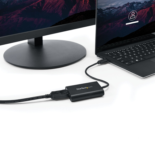 StarTech.com USB to DisplayPort Adapter - USB to DP 4K Video Adapter - USB 3.0 - 4K 30Hz - 1 x 9-pin Type A USB 3.0 USB Ma