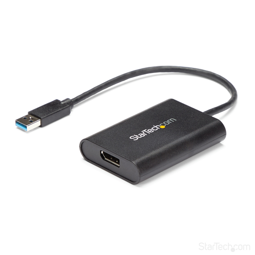 StarTech.com USB to DisplayPort Adapter - USB to DP 4K Video Adapter - USB 3.0 - 4K 30Hz - 1 x 9-pin Type A USB 3.0 USB Ma