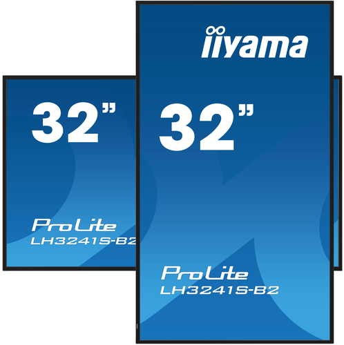 LCD Ecrans à affichages dynamiques iiyama ProLite LH3241S-B2 812,80 mm - 24 Heures/7 Jours Operation - Tecnologie IPA (In-