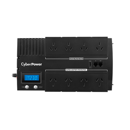 CyberPower BRICs LCD BR700ELCD Line-interactive UPS - 700 VA/420 W - Desktop - AVR - 8 Hour Recharge - 1.50 Minute Stand-b