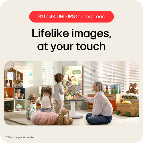 LG 32U889SA-W. Display diagonal: 80 cm (31.5"), Display resolution: 3840 x 2160 pixels, HD type: 4K Ultra HD, Display tech