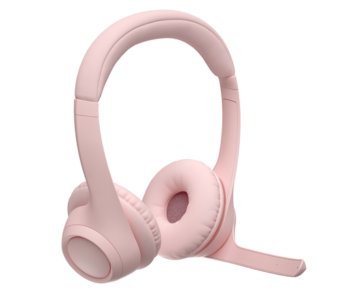 Logitech Zone Kabellos Kopfbügel, Auf den Ohren Stereo Headset - Rose - Binaural - Ohraufliegend - 50 Hz bis 20 kHz Freque