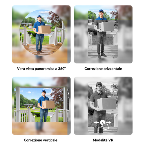 KIT CAMPANELLO 3S WI-FI A BATTE 2+K(4MP) CON WIRELESS CHIME