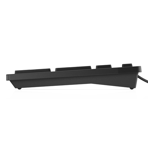DELL Wired Keyboard - KB216 - German (QWERTZ) - Black. Keyboard form factor: Full-size (100%). Keyboard style: Straight. C