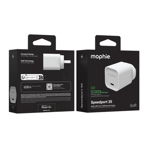 MOPHIE ADAPTER GAN USB-C 35W ROC WHITE EU