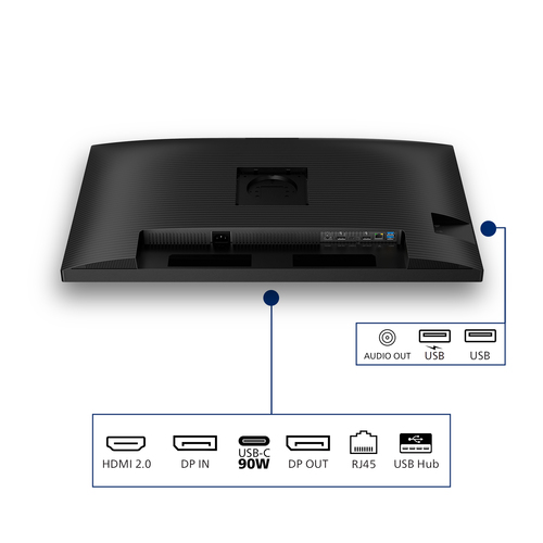 Philips 32B2U3601/00. Display diagonal: 80 cm (31.5"), Display resolution: 2560 x 1440 pixels, HD type: Quad HD, Display t