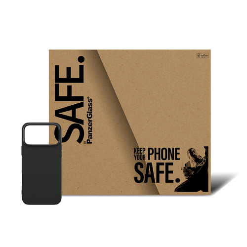 Safe Case for Apple iPhone 17 Pro Max Smartphone - Black - Bulk - Thermoplastic Polyurethane (TPU)